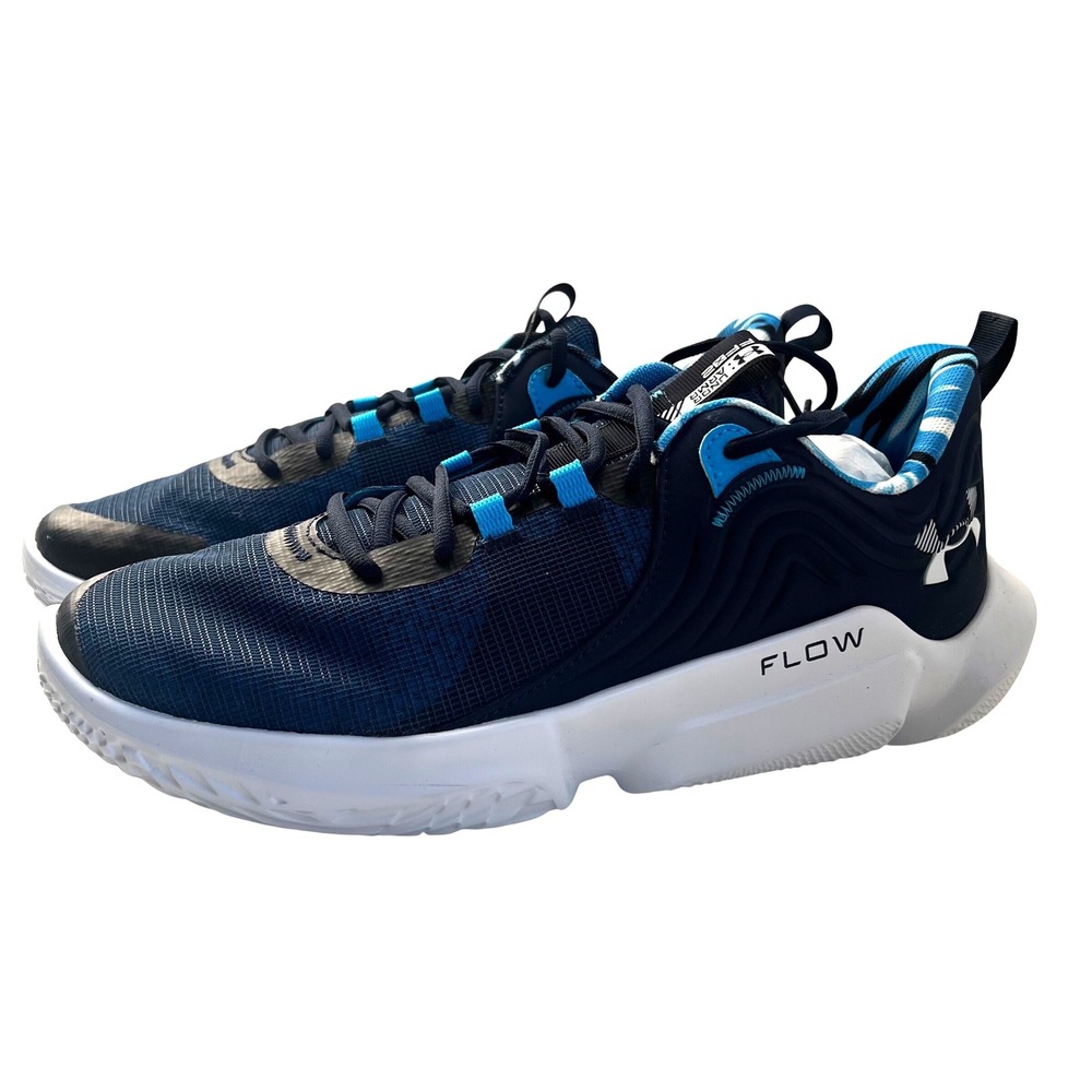 Under Armour Flow FUTR X 2 Team Navy Blue Basketball Shoes Mens 13